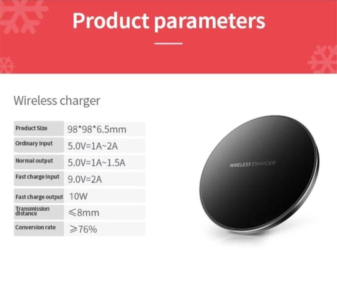 9eight5 Pad de Charge Rapide sans Fil Qi pour Téléphones (10W) reconditionné - Reebelo France