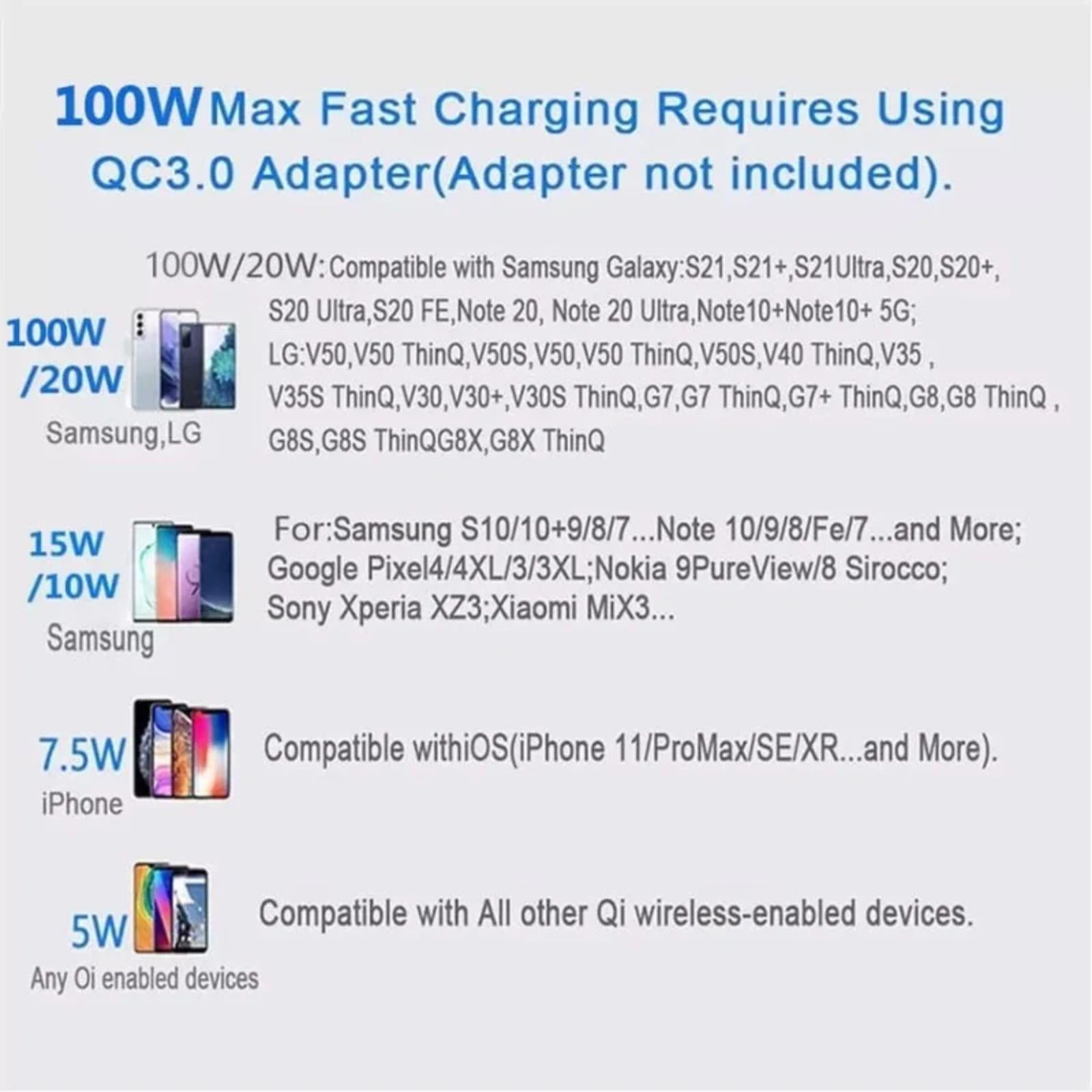 9eight5 Wireless Charger Pad (300W) reconditionné - Reebelo France