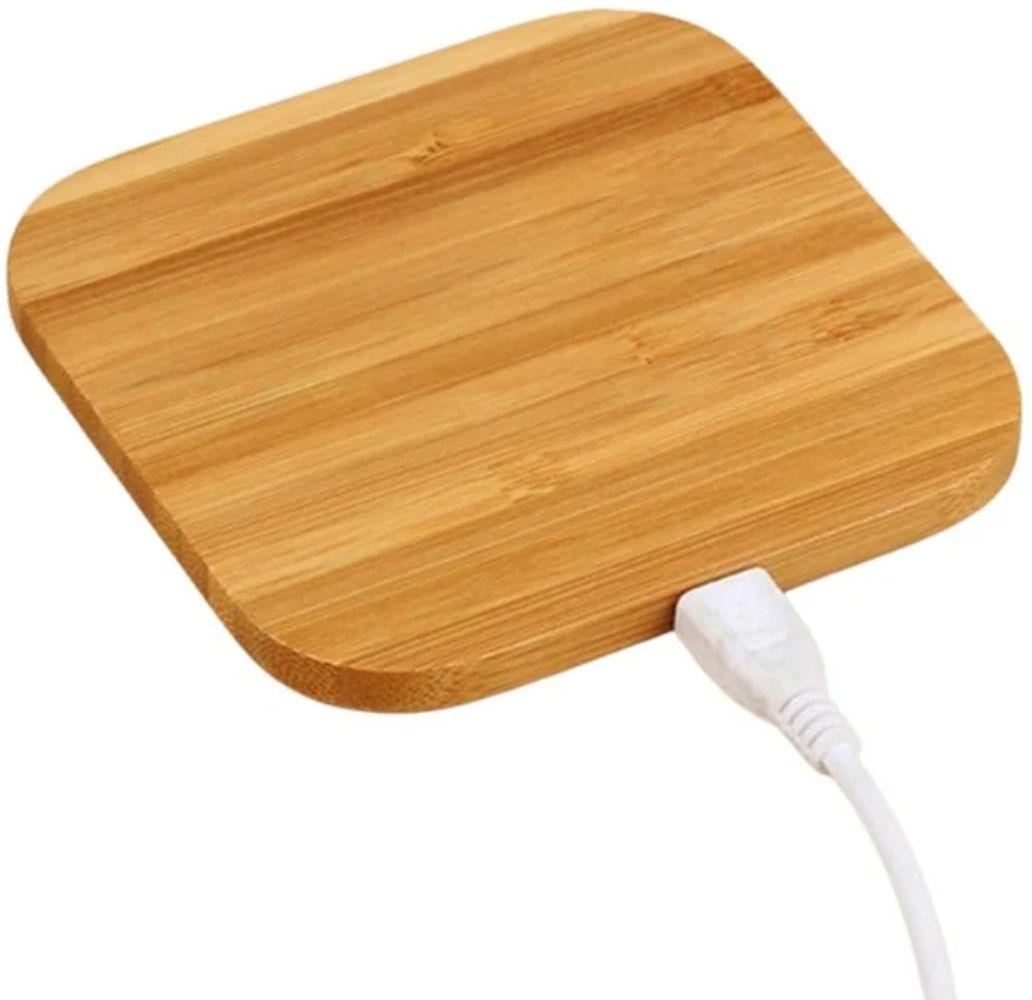 Chargeur sans fil 9eight5 design bois (5W) reconditionné - Reebelo France