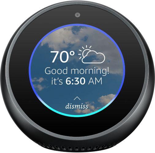 Amazon Echo Spot 2.5" Smart Display with Alexa reconditionné - Reebelo France