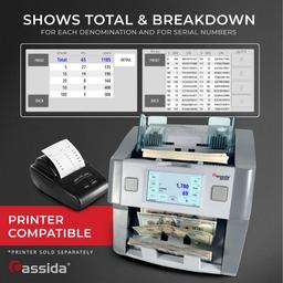 Cassida 8800R V2 Mixed Bill Counter reconditionné - Reebelo France