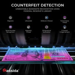 Cassida 8800R V2 Mixed Bill Counter reconditionné - Reebelo France