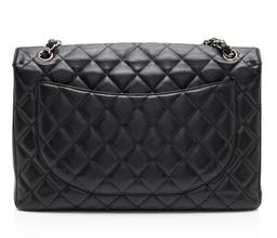 Chanel Caviar Leather Classic Maxi Single Flap Bag reconditionné - Reebelo France