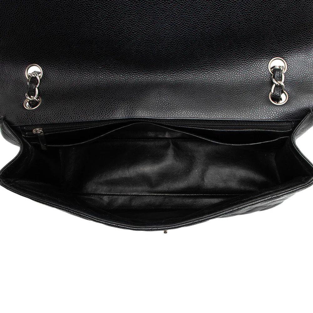 Chanel Caviar Leather Classic Maxi Single Flap Bag reconditionné - Reebelo France