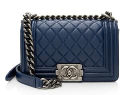 Chanel Lambskin Small Boy Bag reconditionné - Reebelo France