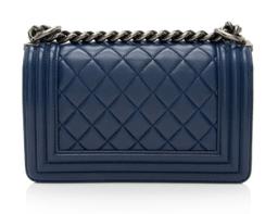 Chanel Lambskin Small Boy Bag reconditionné - Reebelo France