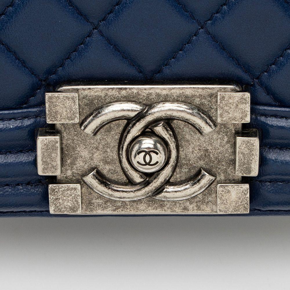 Chanel Lambskin Small Boy Bag reconditionné - Reebelo France
