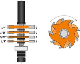 CMT 800.506.11 Slot Cutter Set reconditionné - Reebelo France