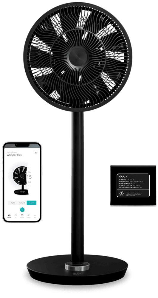 Duux Whisper Flex Smart + Battery Pack reconditionné - Reebelo France