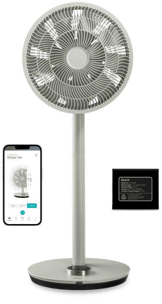 Duux Whisper Flex Smart + Battery Pack reconditionné - Reebelo France