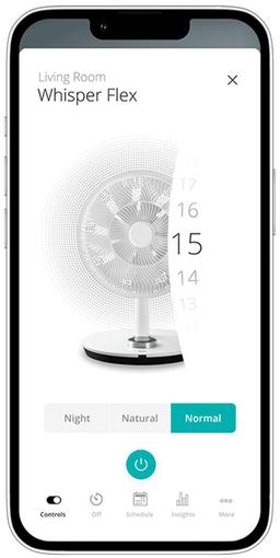 Duux Whisper Flex Smart Stand Fan reconditionné - Reebelo France
