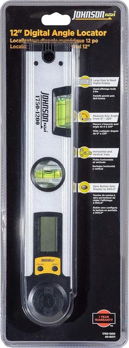 Johnson Level & Tool 1750-1200 Digital Angle Locator reconditionné - Reebelo France
