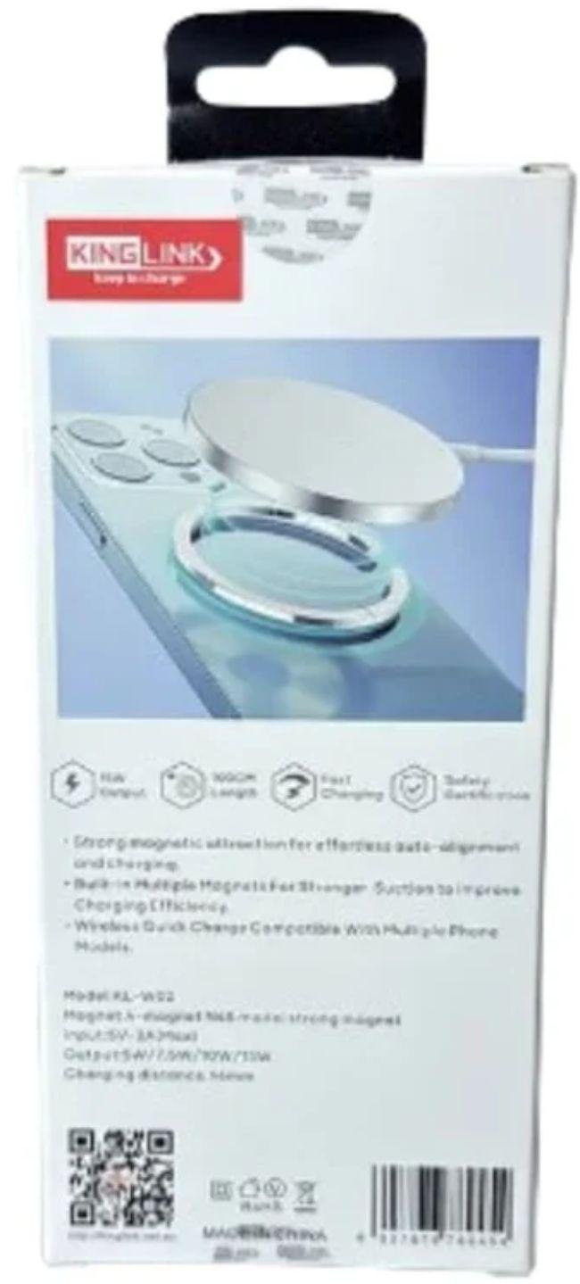 Kinglink KLW02 Chargeur Sans Fil Magnétique 15W (1M) reconditionné - Reebelo France