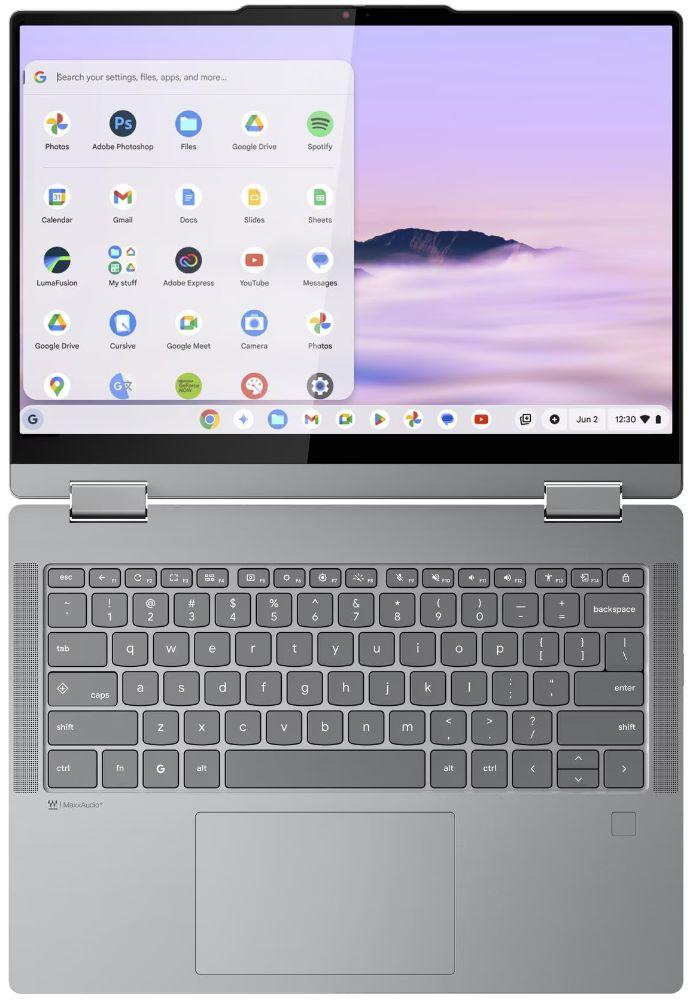 Ordinateur portable convertible 2-en-1 Lenovo Chromebook Plus 14ITN10 14" reconditionné - Reebelo France