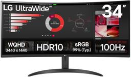 Moniteur incurvé LG 34WR50QK-B UltraWide QHD 34" reconditionné - Reebelo France