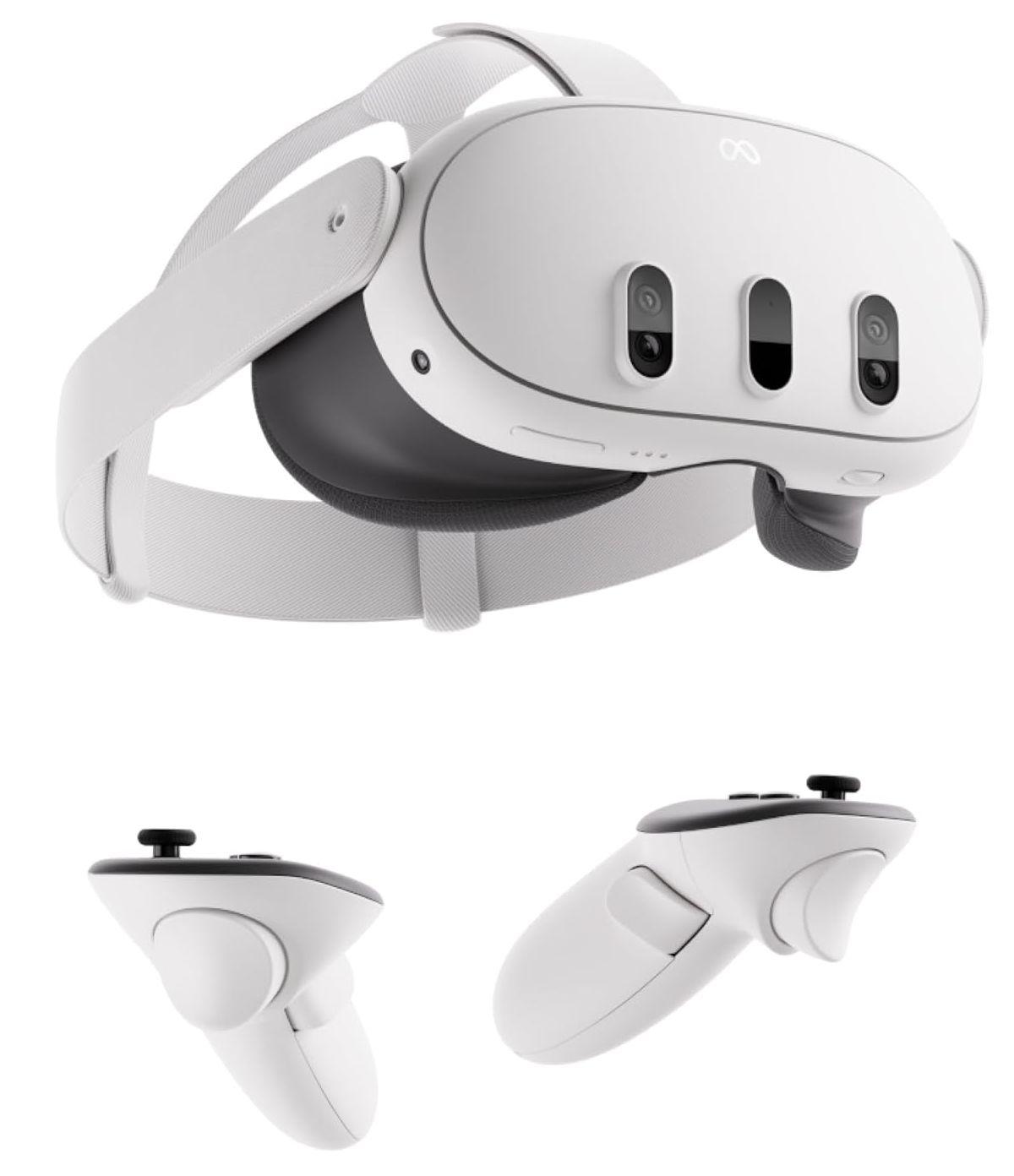 Manettes et chargeur pour casque VR Meta Quest 3 reconditionné - Reebelo France