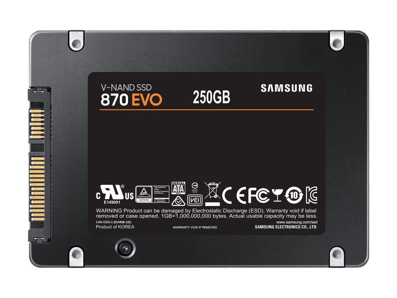 Samsung 870 EVO SATA 2.5" Interval SSD reconditionné - Reebelo France