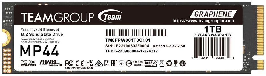 Team Group Elite MP44 M.2 PCIe 4.0 SSD reconditionné - Reebelo France