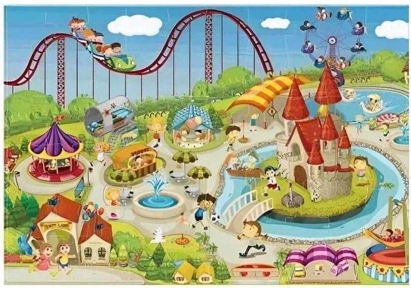 Tristar Large Puzzle - Amusement Park Theme (60pcs) reconditionné - Reebelo France
