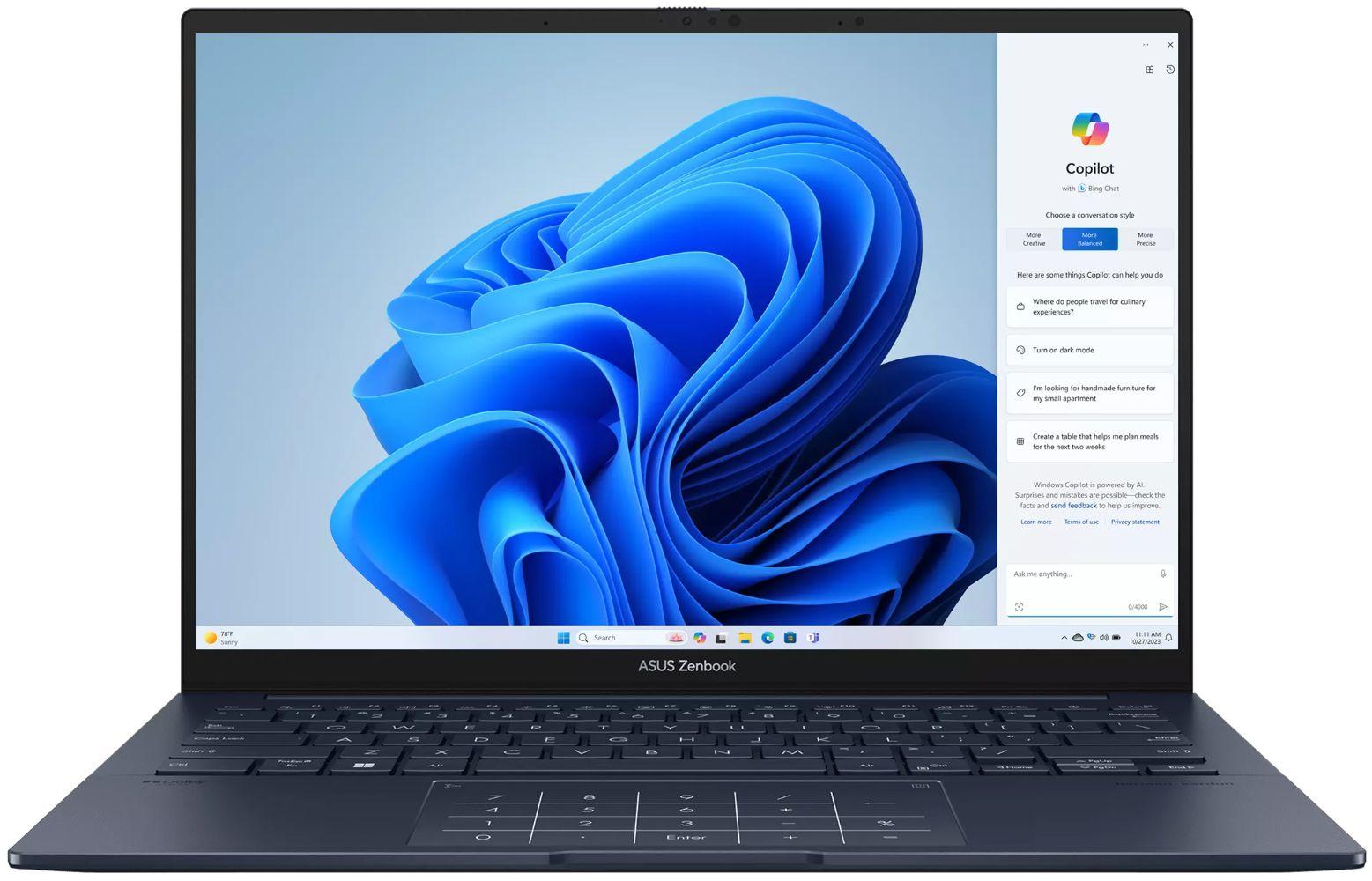 Ordinateur portable ASUS Zenbook 14 OLED UX3405CA Copilot+ PC 14" reconditionné - Reebelo France