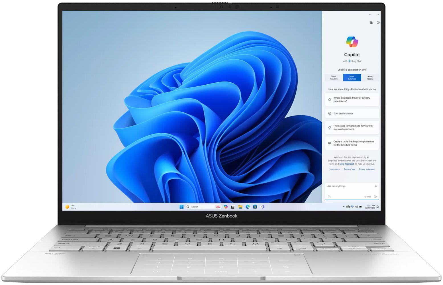 Ordinateur portable ASUS Zenbook 14 OLED UX3405CA Copilot+ PC 14" reconditionné - Reebelo France