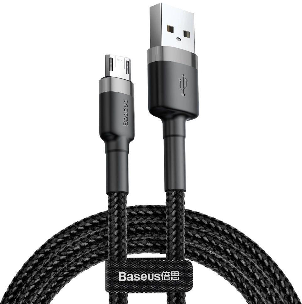 Câble pour téléphone Baseus Cafule Charge Rapide USB vers Micro USB 2A (3M) reconditionné - Reebelo France