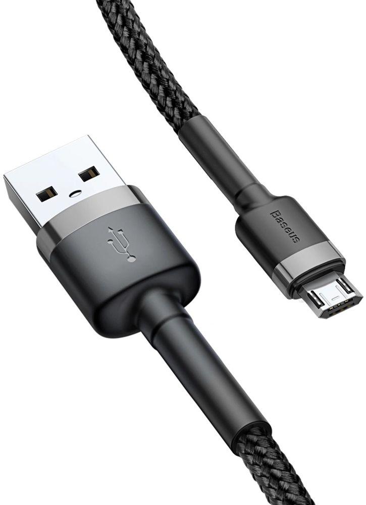Câble pour téléphone Baseus Cafule Charge Rapide USB vers Micro USB 2A (3M) reconditionné - Reebelo France