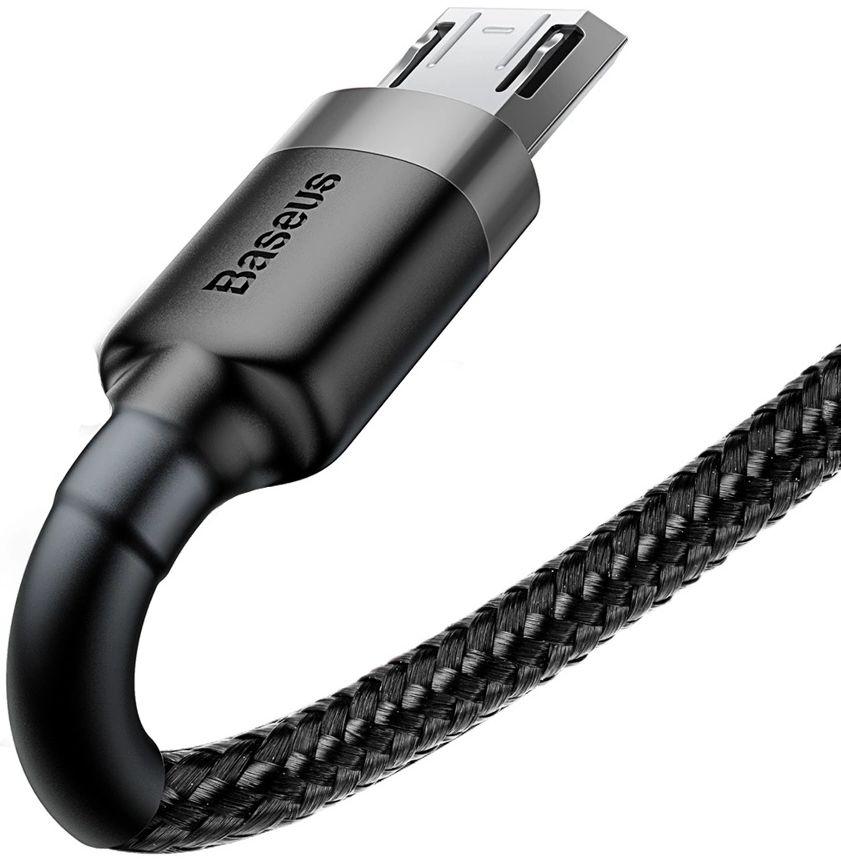 Câble pour téléphone Baseus Cafule Charge Rapide USB vers Micro USB 2A (3M) reconditionné - Reebelo France