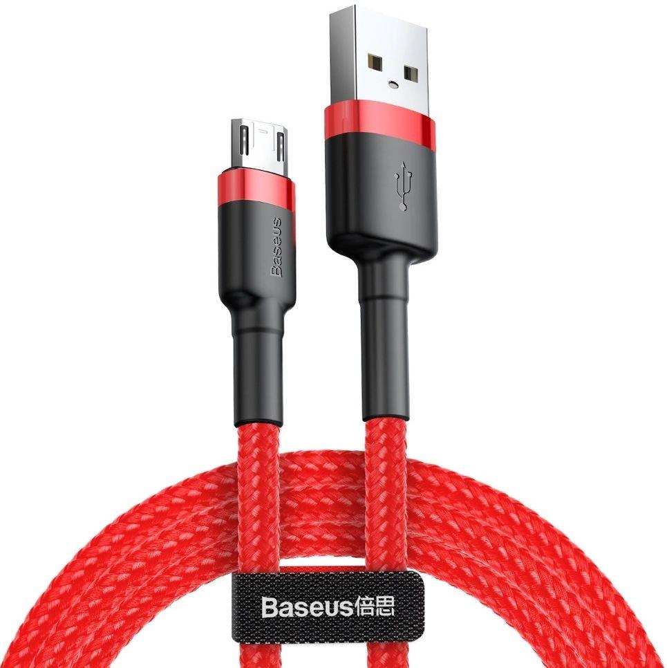 Câble pour téléphone Baseus Cafule Charge Rapide USB vers Micro USB 2A (3M) reconditionné - Reebelo France
