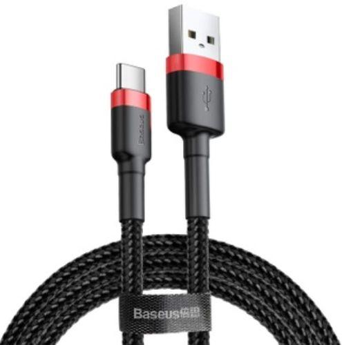 Câble pour téléphone Baseus Cafule Charge Rapide USB vers Type-C USB 2A (2M) reconditionné - Reebelo France