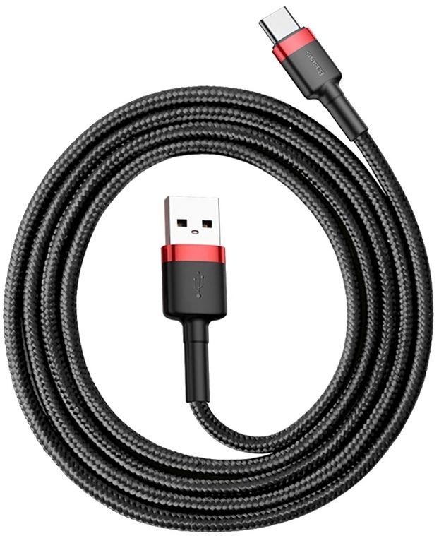 Câble pour téléphone Baseus Cafule Charge Rapide USB vers Type-C USB 2A (2M) reconditionné - Reebelo France