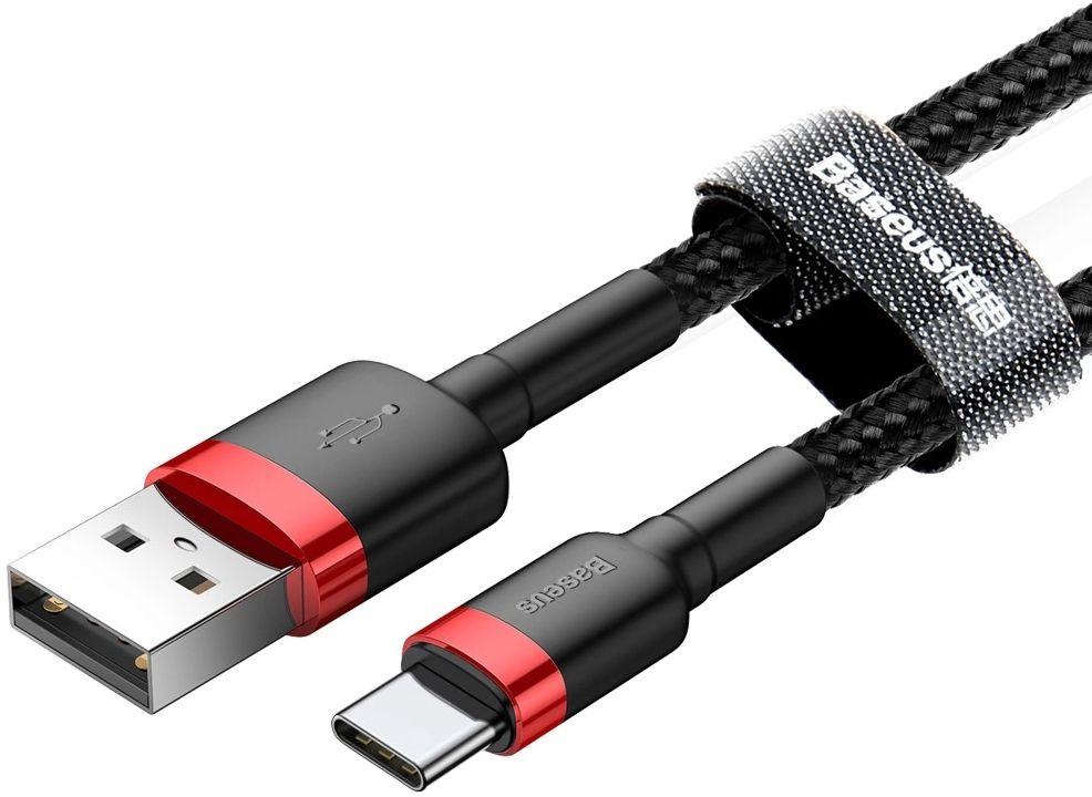Câble pour téléphone Baseus Cafule Charge Rapide USB vers Type-C USB 2A (2M) reconditionné - Reebelo France