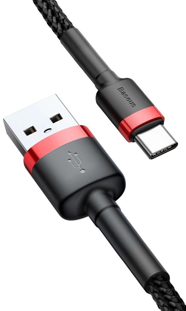 Câble pour téléphone Baseus Cafule Charge Rapide USB vers Type-C USB 2A (2M) reconditionné - Reebelo France