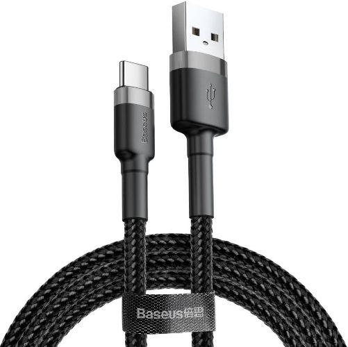 Câble pour téléphone Baseus Cafule Charge Rapide USB vers Type-C USB 2A (2M) reconditionné - Reebelo France