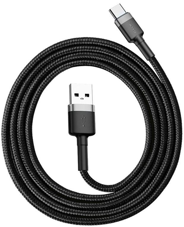 Câble pour téléphone Baseus Cafule Charge Rapide USB vers Type-C USB 2A (2M) reconditionné - Reebelo France