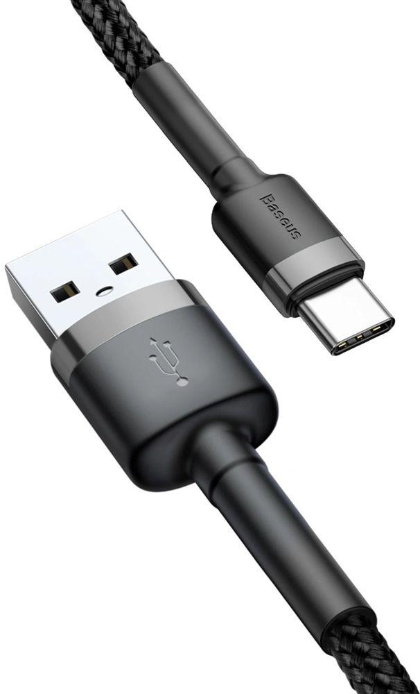 Câble pour téléphone Baseus Cafule Charge Rapide USB vers Type-C USB 2A (2M) reconditionné - Reebelo France