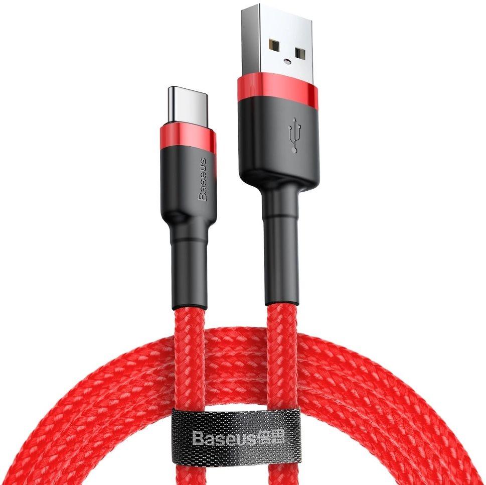Câble pour téléphone Baseus Cafule Charge Rapide USB vers Type-C USB 2A (2M) reconditionné - Reebelo France