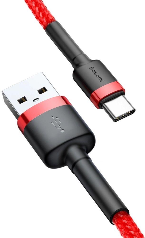 Câble pour téléphone Baseus Cafule Charge Rapide USB vers Type-C USB 2A (2M) reconditionné - Reebelo France