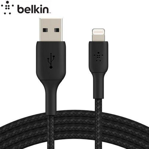 Câble Belkin BOOST CHARGE IOS vers USB-A pour iPhone & iPad 1M - Noir CAA001bt1MBK reconditionné - Reebelo France