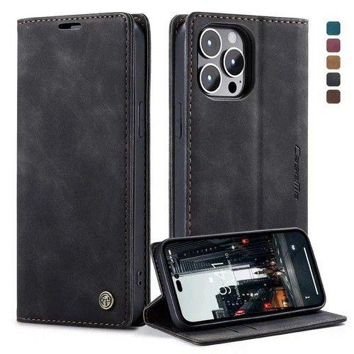 Housse portefeuille Caseme en cuir PU à rabat magnétique pour iPhone 11 Pro Max reconditionné - Reebelo France