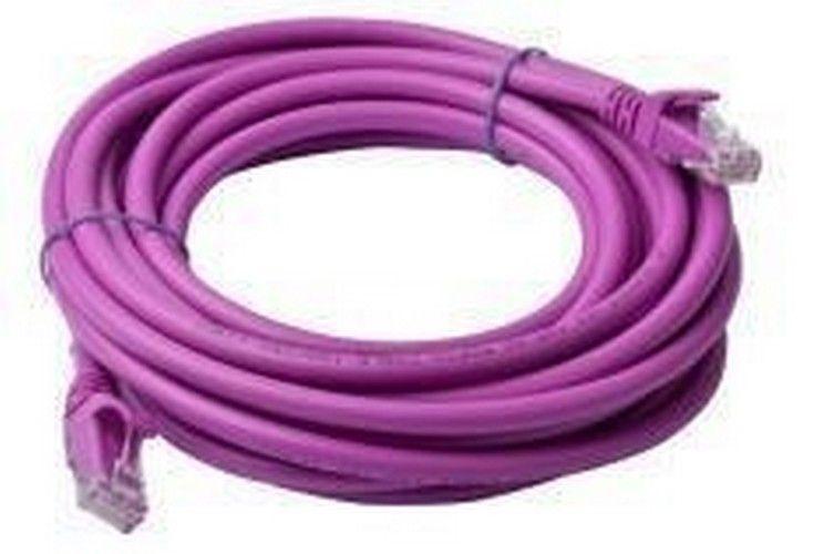 Câble 8Ware CAT6A 5m - Couleur Violette RJ45 Ethernet Réseau LAN UTP Cordon de Brassage Sans Accroc reconditionné - Reebelo France