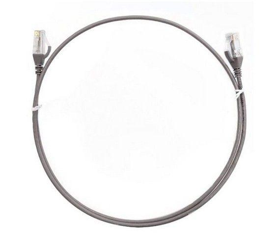 Câble Ultra Fin 8ware CAT6 0,5m / 50cm - Couleur Grise Cordon de Raccordement Réseau LAN UTP RJ45 Ethernet Premium 26AWG pour Données reconditionné - Reebelo France