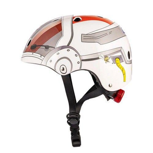 LIDS Children's Bicycle & Scooter Helmet with Flashing Safety Lights - Major Tom Style reconditionné - Reebelo France