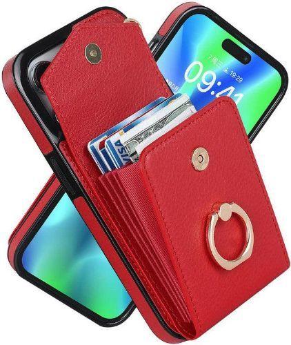 Coque de téléphone portable de luxe avec porte-cartes de crédit et support pour iPhone 13 reconditionné - Reebelo France