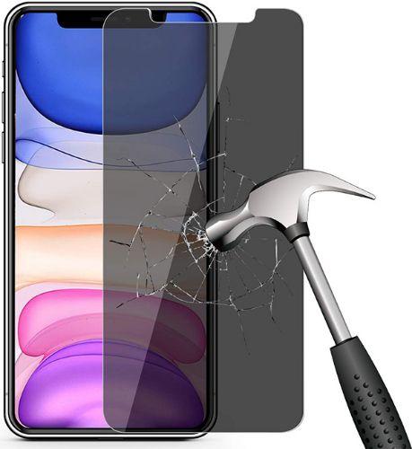 Nuglas (2pcs) Protecteur d'écran en verre trempé plat anti-espion pour iPhone 11/ XR reconditionné - Reebelo France