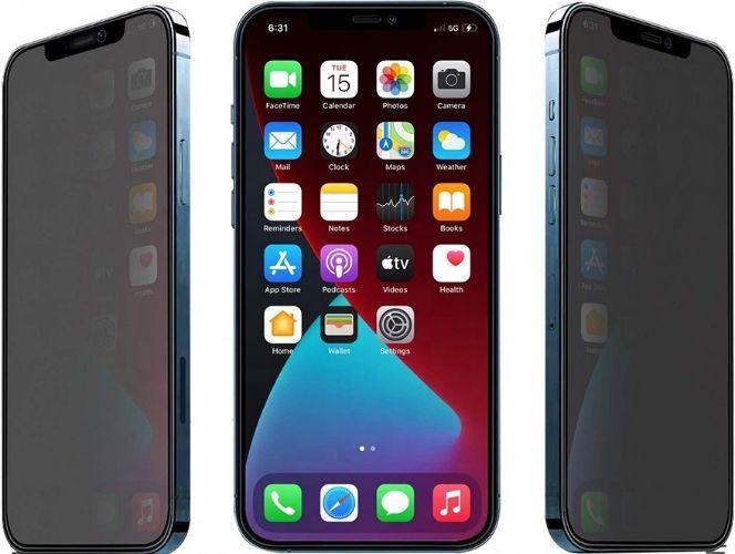 Nuglas (2 pièces) Protecteur d'écran en verre trempé anti-espion plat pour iPhone 12 mini reconditionné - Reebelo France