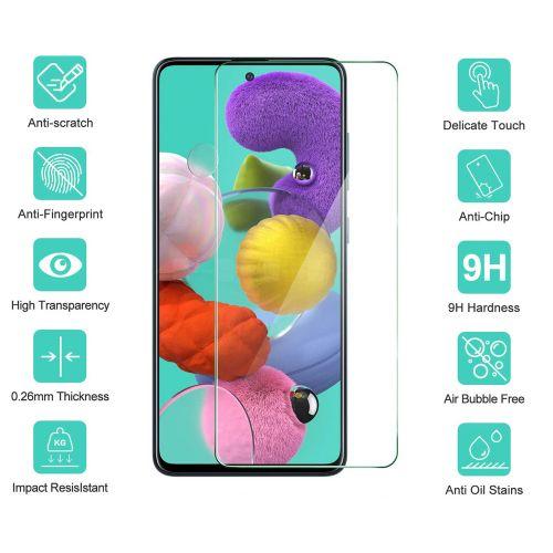 Protecteur d'écran en verre trempé transparent plat Nuglas pour Galaxy A71 / A21S reconditionné - Reebelo France