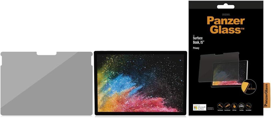 Protecteur d'écran transparent PanzerGlass pour Microsoft Surface Book 15'' avec filtre de confidentialité reconditionné - Reebelo France