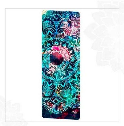 PEACEFUL BEACH TOWEL unisex Eco-friendly beach gym camping towel sand free galaxy art made from recycled plastic bottles reconditionné - Reebelo France