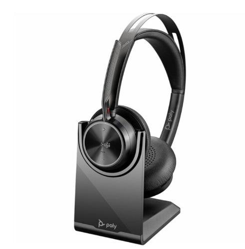 Poly com Voyager Focus 2 UC USB-C Headset with Charge Stand (VFOCUS2) reconditionné - Reebelo France
